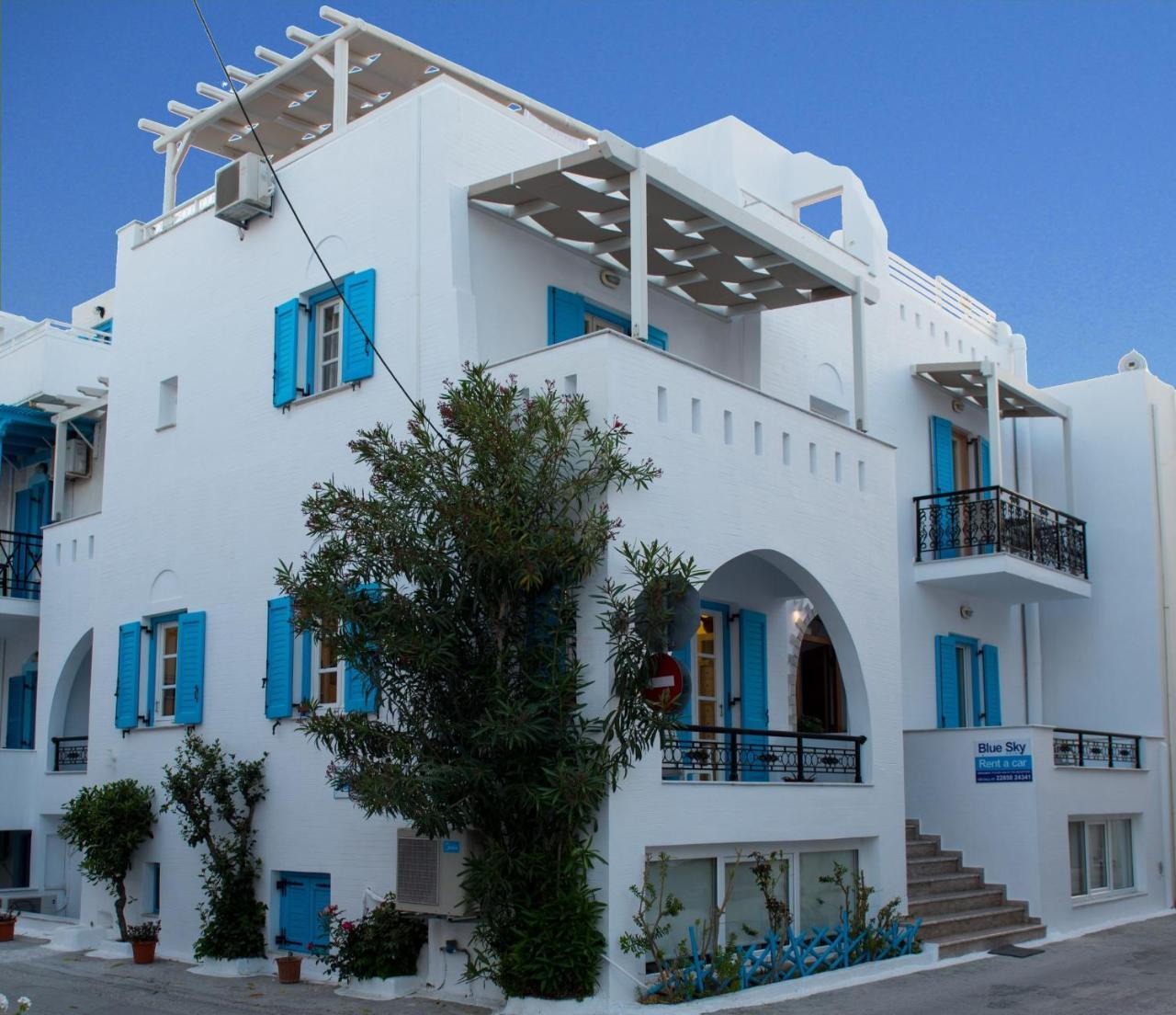 Blue Sky Summer Naxos City Exterior foto